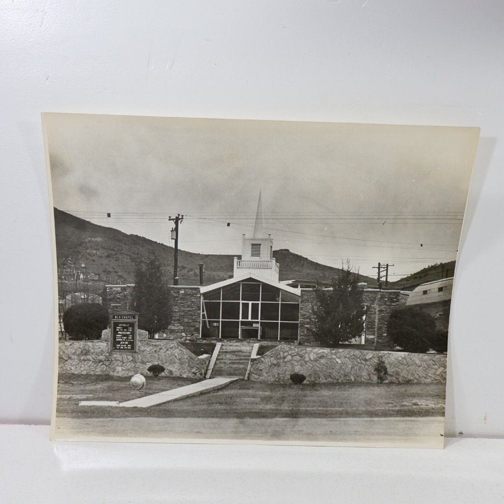 1969 BLV Chapel Building at Camp Humphreys South Korea 10x12"
